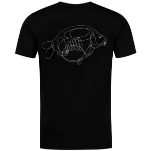 KORDA Tricou One Liner Tee Black - Img 2