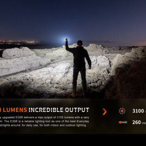 Lanternă EDC Reîncărcabilă 3100 Lumeni 260 metri Fenix E35R - ADV-484-001 - Img 7