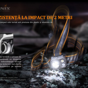 Lanterna frontala Fenix HP16R - 1700 lumeni - 260 metri - ADV-442-002 3