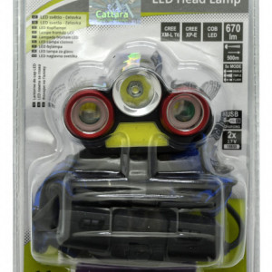 Lanterna frontala LED 670lm Trio Cattara TT13130 - Img 7