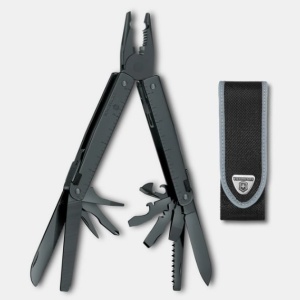 Multifunctional Victorinox Swiss Tool BS, 115 mm, teaca nylon, negru 3.0323.3CN