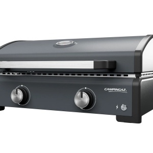 Plancha pe gaz Campingaz Sigma 2 Cook, 2 arzatoare, 6kw, fonta emailata, aprindere electronica - 2217204 - Img 3
