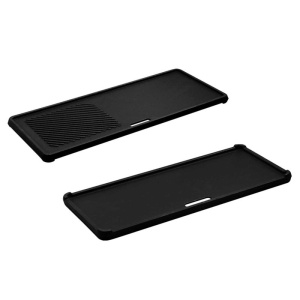 Plita din fonta cu 2 fete neteda si grill 42 x 20 x 1,5 cm pentru gratar Chicago 3 Enders - 7899