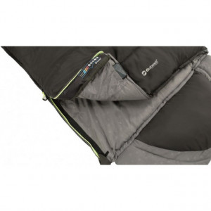 Sac de dormit reversibil Outwell Contour - Midnight Black - Fermoar Dreapta 3