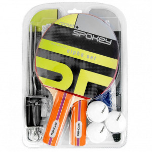 Set tenis de masa cu palete, fileu, mingi Spokey Alpha 7