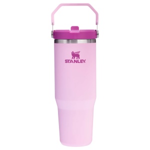 Stanley IceFlow™ Flip Straw Tumbler, 0.89L, Cherry Blossom