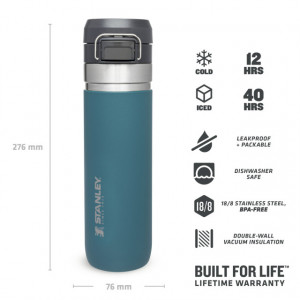 Sticla Apa Stanley The Quick Flip Water Bottle Lagoon 0.7L - 10-09149-031 3