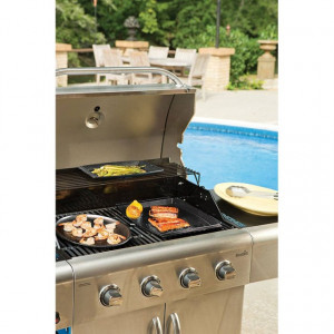 Tava rectangulara din fonta Jumbo Chef's Lodge 38 x 31 cm - L-JSCP3 - Img 5