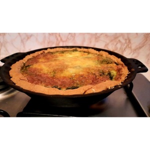 Tava rotunda din fonta pentru placinta 26 cm Camp Chef CC-CIPIE10 - Img 5