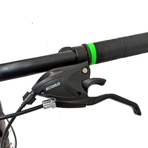 Bicicleta BR TARGET Carrier 29", 21 viteze, frane pe disc, cadru otel 17", manete secventiale, negru/argintiu - Img 9