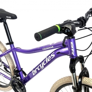 Bicicleta BR TSUNAMI PRO2025 26", 21 viteze, frane pe disc, cadru otel 15", manete secventiale, violet - Img 5