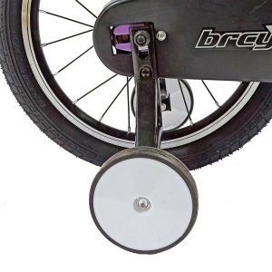 Bicicletă copii BR Neptune Kids 16", cadru oțel, violet, varsta 4 - 6 ani - Img 7