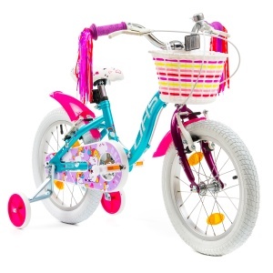 Bicicleta Copii DHS Unicorn - 16 Inch, Albastru - Img 3
