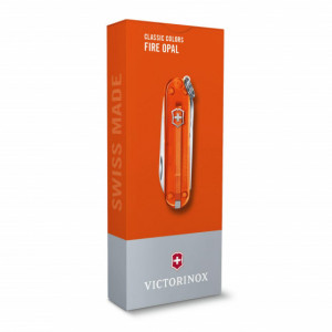 Briceag Victorinox SD Classic Transparent, Fire Opal - 0.6223.T82G 2 4