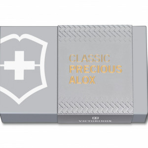 Briceag Victorinox Classic Precious Alox Brass Gold - 0.6221.408G 5