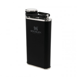 Butelca Stanley pentru alcool The Easy Fill Wide Mouth Flask Stanley Matte Black Pebble 0.24l - 10-00837-127 2