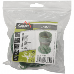 Cana pliabila din silicon Army 350ml Cattara TT13639 - Img 5
