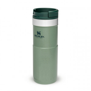 Cana Termoizolanta Stanley The NeverLeak Travel Mug Hammertone Green 0.47L - 10-09851-006 2