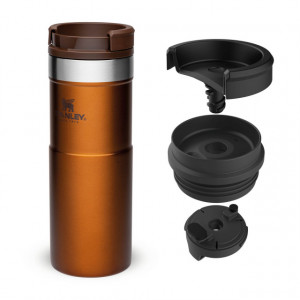 Cana Termoizolanta Stanley The NeverLeak Travel Mug Maple Ice 0.47L - 10-09851-010 4