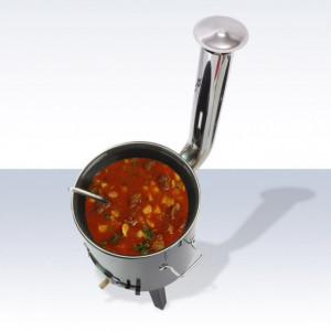 Cazan de gatit cu lemne, include capac si polonic, Activa  - 11275 7