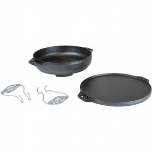 Ceaun din fonta multifunctional Lodge Cook-It-All 35,5 cm 6,5 litri L-14CIA 2