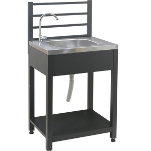 Chiuveta modulara Torino 1 Cattara pentru bucatarie exterioara 60x47x123cm - TT14125