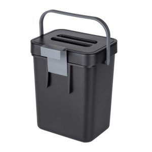Cos de gunoi cu maner Tago 5 litri Wenko Black Outdoor Kitchen - 55027100 - Img 3