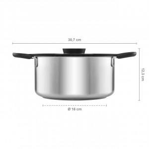 Cratita cu capac Fiskars Fuctional Form, 3 L - Img 3