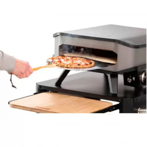 Cuptor pentru pizza pe gaz, cu termometru si piatra de pizza Cozze 33 cm 13 inci 30MBAR 5 kW - 90351 2
