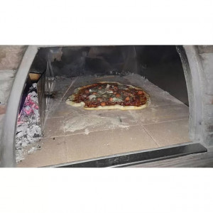 Cuptor traditional pentru pizza pe lemne Maximus Arena negru - MAXIMUSBLACKARENA 4