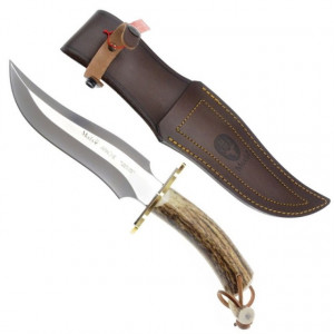 Cutit de vanatoare Muela Apache - lama 19 cm cu teaca