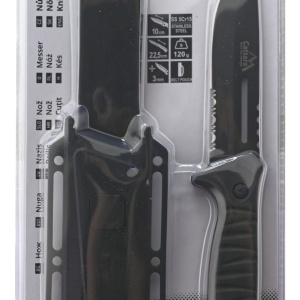 Cutit outdoor Cattara Warrior 22.5cm, teaca tactica cu prindere curea - TT13221 - Img 8