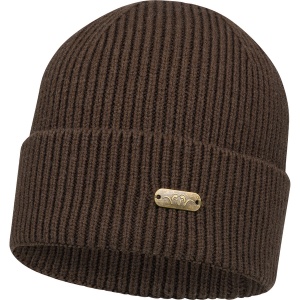 Fes Tricotat Blaser Tommy Rib Beanie Dark Brown, Marime Universala