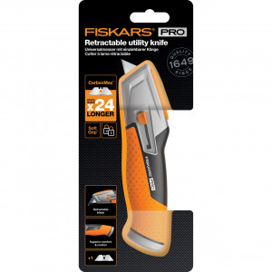 FISKARS Cutit utilitar cu lama retractabila trapezoidala Fiskars CarbonMax, 177 mm, 171 g - 1027223 - Img 3