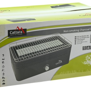 Gratar camping pe carbune Cattara Greg, ventilator pe baterii, table top, 44.5x22.5cm - TT13019 - Img 7