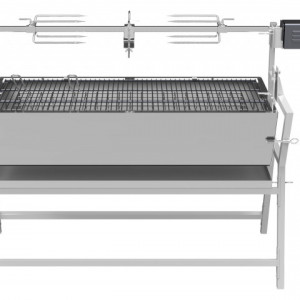 Gratar pe carbune PIGLET cu rotisor electric 30kg Cattara TT13049 - Img 3