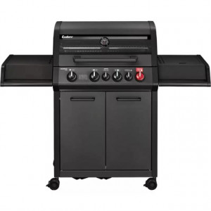 Gratar pe gaz, 4 arzatoare inox, arzator infrarosu, grile fonta, Enders Monroe Pro 4 SIK Turbo, 838533 grafit mat