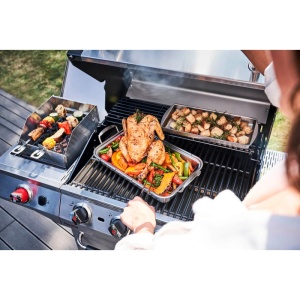 Gratar pe gaz din inox Char-Broil Advantage PRO S4 cu 4 arzatoare si sear burner, grile din fonta, TRU-Infrared - 140977 - Img 7