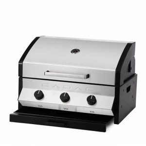 Gratar pe gaz din inox incastrabil Cadac Meridian 3 arzatoare - 982231-30-01-EF 2