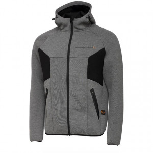 Hanorac Savage Gear Tec Foam Zip Dark Grey Melange