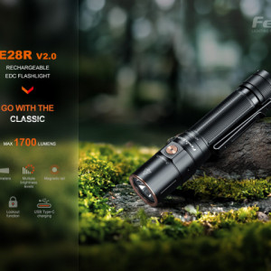 Lanternă EDC Reîncărcabilă 1700 Lumeni 273 metri Fenix E28R V2.0 - ADV-496-001 - Img 6