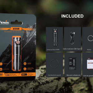 Lanterna Fenix E09R - Lanternă EDC - 600 Lumeni - 124 Metri - ADV-447-001 5