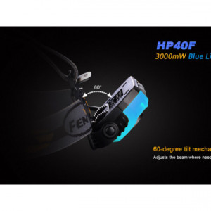 Lanterna frontala Fenix HP40F Pescuit 450 lumeni 110 metri 6