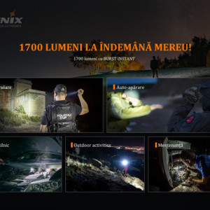 Lanternă Tactică Fenix PD35 V3.0 - 1700 Lumeni - 357 Metri - ADV-452-001 2