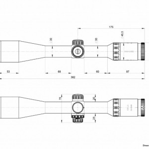 Luneta de arma pentru vanatoare Helia 3.5 - 18 x 50i, 4-Dot - 10664 6