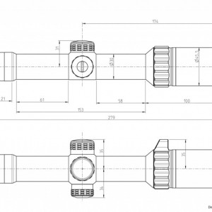 Luneta de arma pentru vanatoare Kahles K16i 1-6X24, SL1 - 10517 - Img 3