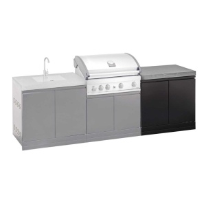 Modul bucatarie de exterior cu blat de lucru si spatiu depozitare Grandhall - K01000292W - Img 8