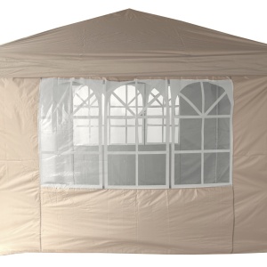 Pavilion de gradina cu pereti Cattara Palace, 3x3m, rezistent la apa si la UV, inaltime 2.5m, schelet otel - TT13348 - Img 3