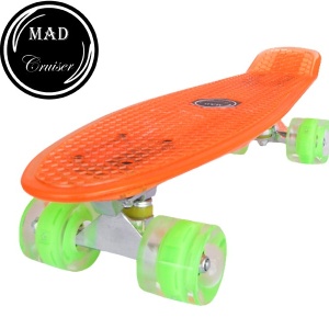 Penny board Mad Cruiser Full LED ABEC 7-oranj - Img 2