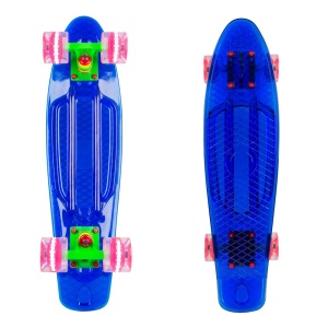Penny board WORKER Transpy 400 22'' cu roti iluminate - Img 10